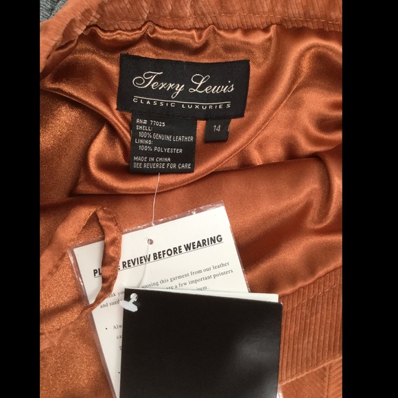 Terry Lewis Size 14 Suede Maxi Burnt Orange Skirt - Picture 5 of 7